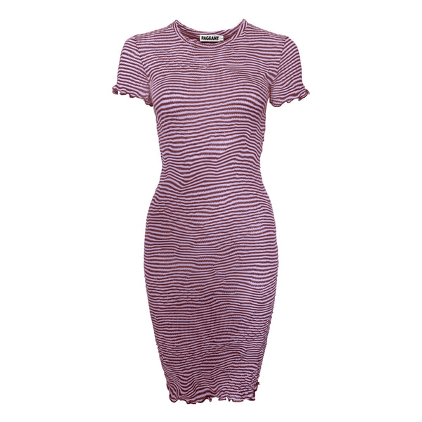 H&m striped clearance bodycon dress
