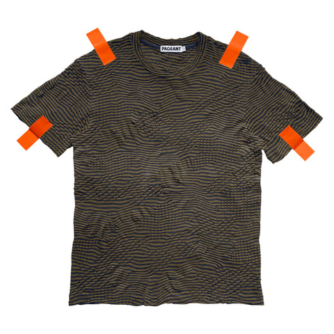 Louis Vuitton Orange Cotton Crew Neck Half Sleeve T-Shirt L